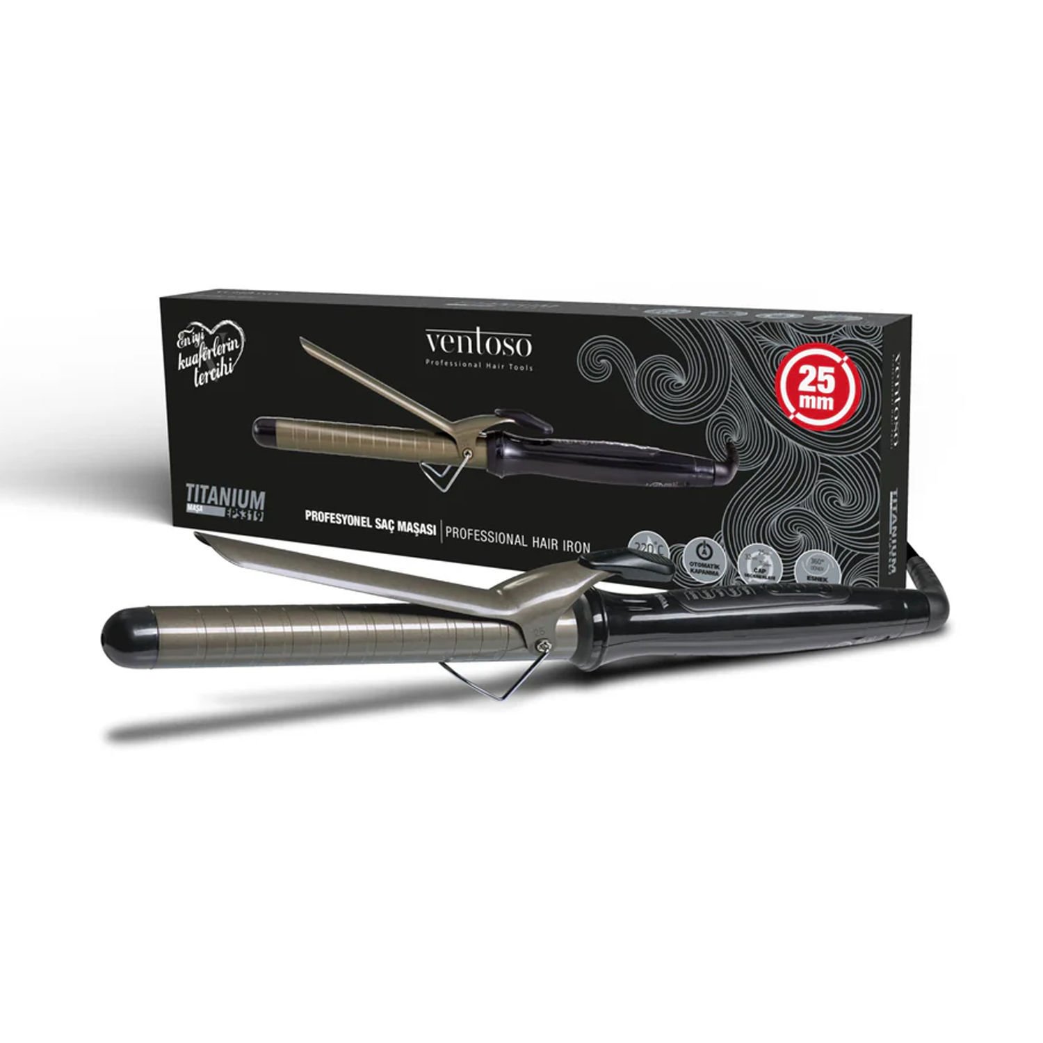 Ventoso 25 mm Professional Hair Iron
